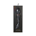 Sensuelle Xlr8 Alluvion dual-ended black wand vibrator in sleek black packaging with clear display window.