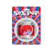 Sex Pop dice game packaging featuring two colorful dice with action and body part prompts for couples.