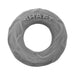 Small gray textured silicone Shaft C-ring with embossed brand name on top.