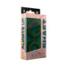 Shaft Double C-ring Medium in green liquid silicone displayed in pink marbled packaging with size 2 and model D labels.