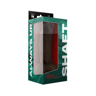 Shaft Model N 9.5 in. Liquid Silicone Dong with Balls