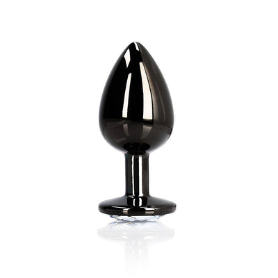 Shots Ouch! Round Gem Butt Plug Small