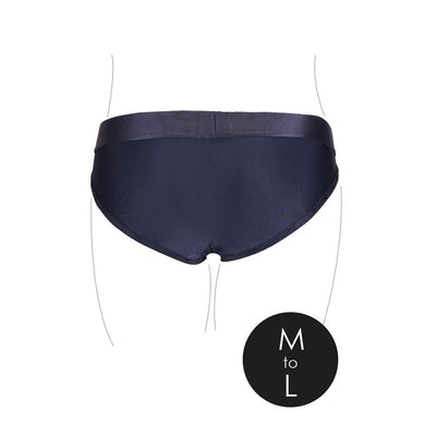 Shots Ouch Vibrating Strap On Hipster - Black