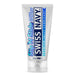 Tube of Swiss Navy Slip 'n Slide Premium Jelly Lubricant 5 oz with blue and white labeling on a white background.