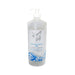 Clear 8oz bottle of Slippery Stuff Gel water-based personal lubricant with white pump and blue decorative label.