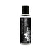 Bottle of Sliquid Naturals Silver Silicone Intimate Lubricant with black label and floral design, 2 oz size.