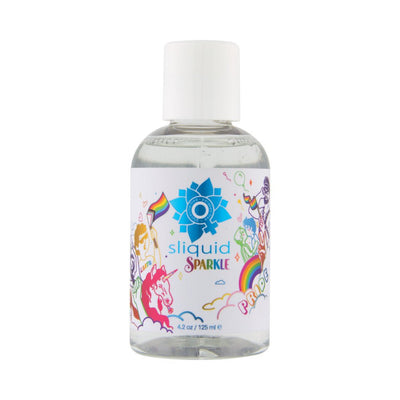 Sliquid Naturals Sparkle Pride Lube 4.2 Oz. - SexToy.com