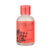 Bottle of Sliquid Swirl natural intimate lubricant in strawberry pomegranate flavor, 4.2 oz with red label and cap.
