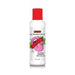 Bottle of Smack Cherry flavored lickable warming massage oil with red cap and playful tongue graphic on label.
