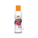 Smack Peach flavored lickable warming massage oil in a 2 oz clear bottle with orange cap and colorful label design.