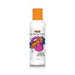 Smack Peach flavored lickable warming massage oil in a 2 oz clear bottle with orange cap and colorful label design.