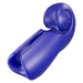 Blue ergonomic Snail Vibe Evo rechargeable male pleasure device with a smooth, curved design.