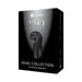 Packaging box of Snail Vibe Evo rechargeable male masturbator from the Snail Collection in black with silver text.