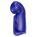 Blue ergonomic Snail Vibe Evo rechargeable male pleasure device with spiral and textured interior design.