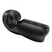 Black ergonomic Snail Vibe Evo rechargeable male pleasure device with spiral detail and smooth finish.