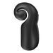 Sleek black Snail Vibe Evo with ergonomic curved design and spiral detail for targeted male stimulation.
