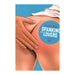 Book cover of Spanking for Lovers showing a hand resting on a bare hip against a blue background.