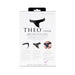Packaging of Spareparts Theo Cover Underwear Harness in black nylon with product features and usage details.