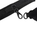 Close-up of black padded Sportsheets Pivot Positioning Bar with hook and loop straps and metal swivel clip attachments.