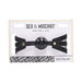Sportsheets Sex & Mischief Brat Ball Gag with black silicone ball and adjustable faux leather straps in retail packaging