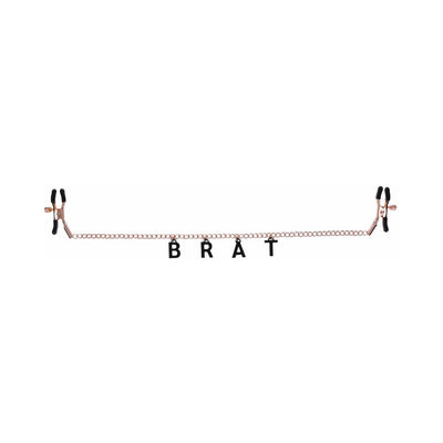 Sportsheets Sex & Mischief Brat Charmed Nipple Clamps - SexToy.com