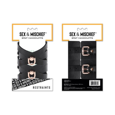 Sportsheets Sex & Mischief Brat Handcuffs - SexToy.com