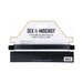 Black faux leather double buckle day collar displayed on white and black branded packaging with gold trim.