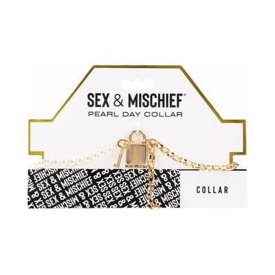 Sportsheets Sex & Mischief Pearl Day Collar - SexToy.com