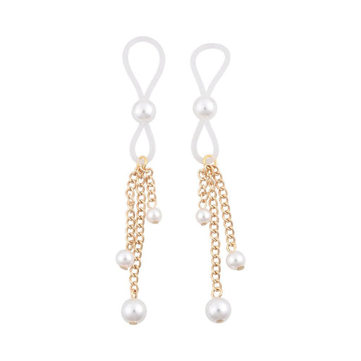 Sportsheets Sex & Mischief Pearl Nipple Ties - SexToy.com