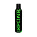 Black bottle of Spunk Lube Pure Silicone lubricant with bold green text on a white background.