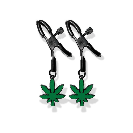 Stoner Vibes Chronic Collection Adjustable Nipple Clamps - SexToy.com