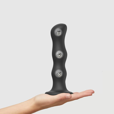 Strap On Me Geisha Dildo With Balls - Black XL - SexToy.com