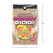 Bag of colorful, sugar-coated gummy candies in playful shapes with sweet and sour flavor, 2.2 oz packaging.