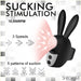 Sucky Bunny Clit Stimulator - Black - SexToy.com