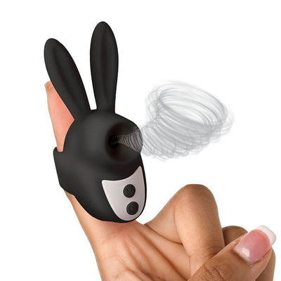 Sucky Bunny Clit Stimulator - Black - SexToy.com