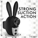 Sucky Bunny Clit Stimulator - Black - SexToy.com