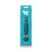 Teal Sugar Pop Twist gyrating vibrator in sleek packaging with rose gold accent and twist motion illustration.