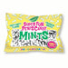 Yellow bag of Super Fun Penis Candy Mints with over 100 mint pieces, featuring playful packaging and minty flavor claims.