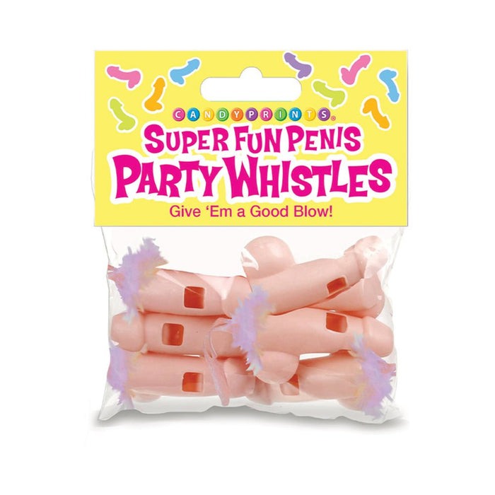Super Fun Penis Party Whistles 6-pack - SexToy.com