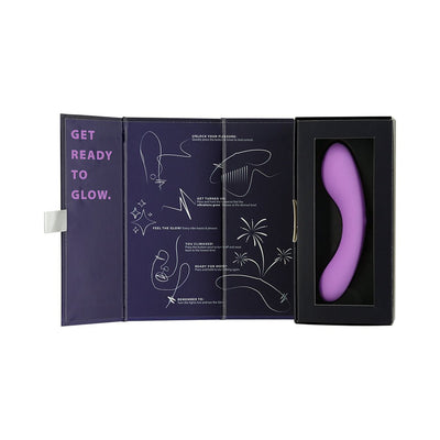 Swan The Mini Swan Wand Glow - in - the - dark Purple - SexToy.com