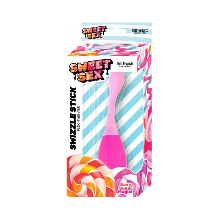 Sweet Sex Swizzle Stick Flexi Twig Vibe - Magenta - SexToy.com