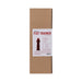Tantus Fist Trainer in True Blood Red with cardboard packaging and product label showing size and material details.