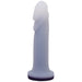 Tantus Flurry Twilight in soft purple, dual-density silicone G-spot stimulator with tapered shape and realistic texture.