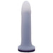 Tantus Flurry Twilight G-spot stimulator in soft purple dual-density silicone with tapered shape and flared base.
