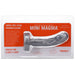 Tantus Mini Magma firm 5-inch silicone dildo in gray with textured design, curved for G-Spot and P-Spot stimulation, in clear packaging.