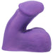 Purple silicone packer with a realistic shape and texture designed for comfortable everyday wear.