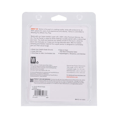 Tantus On the Go Silcone Packer
