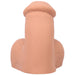 Tantus On the Go Silicone Packer in natural skin tone with realistic texture and flexible design for comfortable wear.