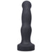 Black silicone prostate massager with curved shaft and rounded tip, designed for targeted stimulation and easy grip.