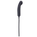 Black silicone Tantus Plunge Paddle with a bulbous insertable head and a long, slender paddle handle.